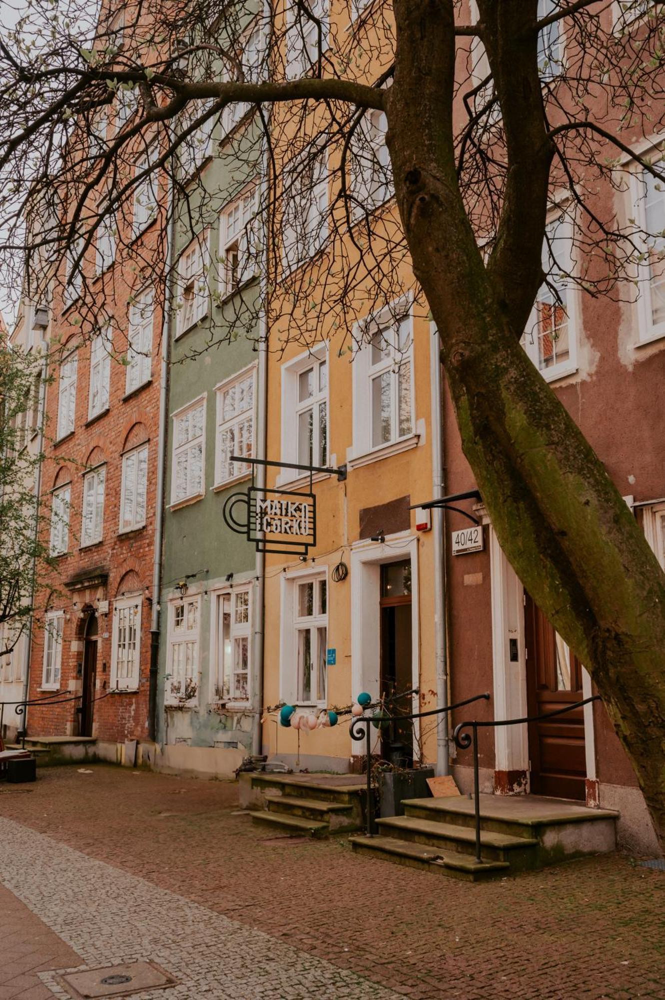 Lemon Tree Apartament Sw Ducha Gdansk Lägenhet Exteriör bild