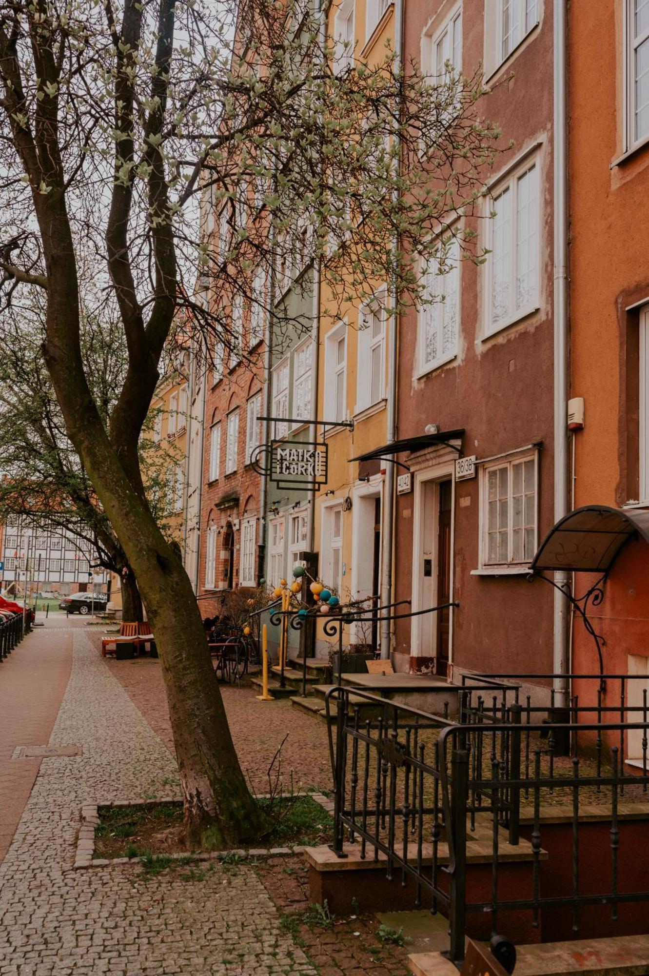 Lemon Tree Apartament Sw Ducha Gdansk Lägenhet Exteriör bild
