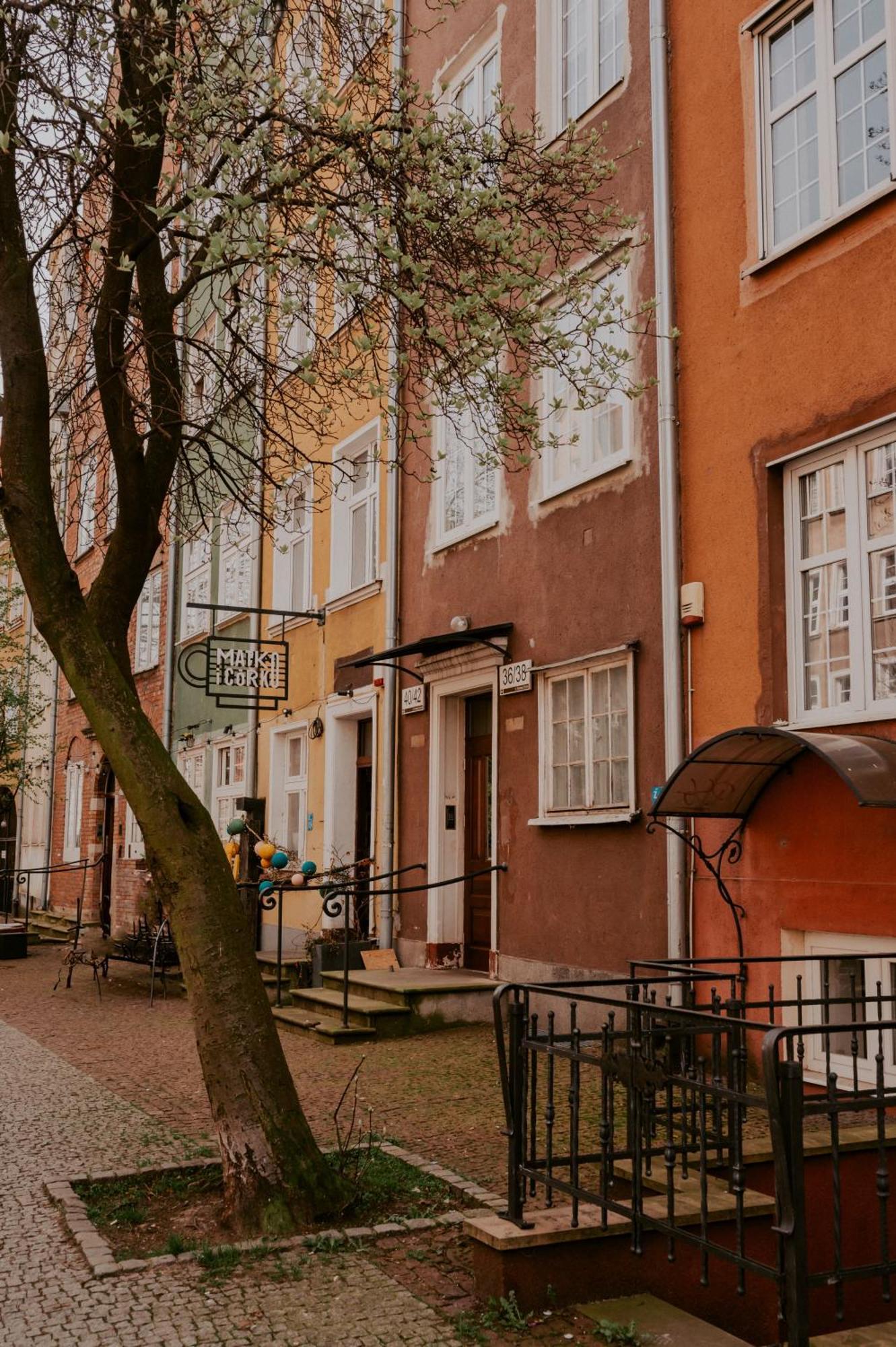 Lemon Tree Apartament Sw Ducha Gdansk Lägenhet Exteriör bild