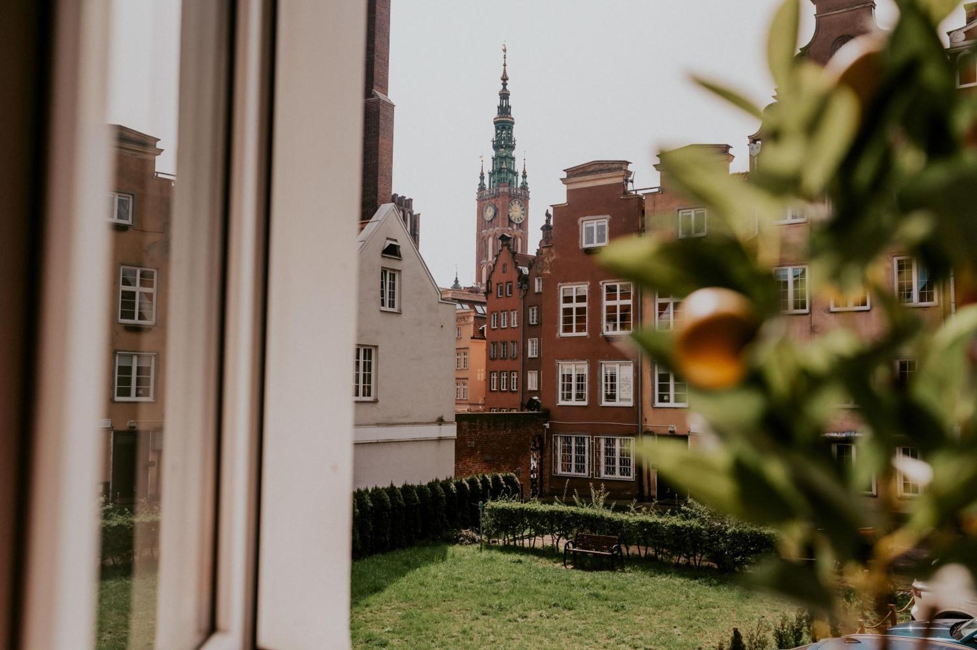 Lemon Tree Apartament Sw Ducha Gdansk Lägenhet Exteriör bild