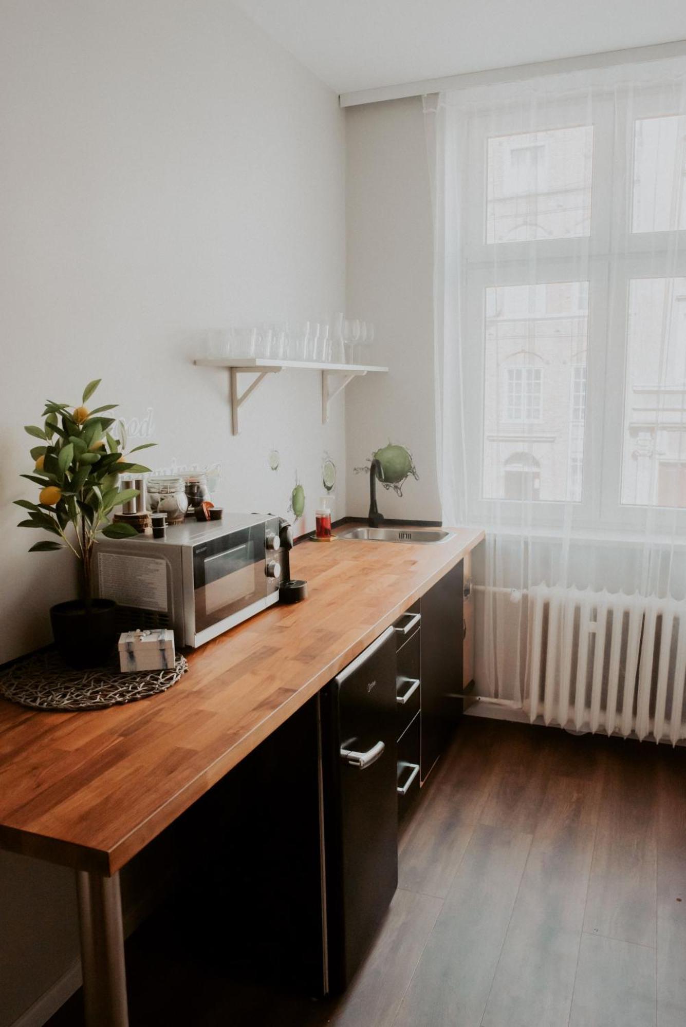 Lemon Tree Apartament Sw Ducha Gdansk Lägenhet Exteriör bild